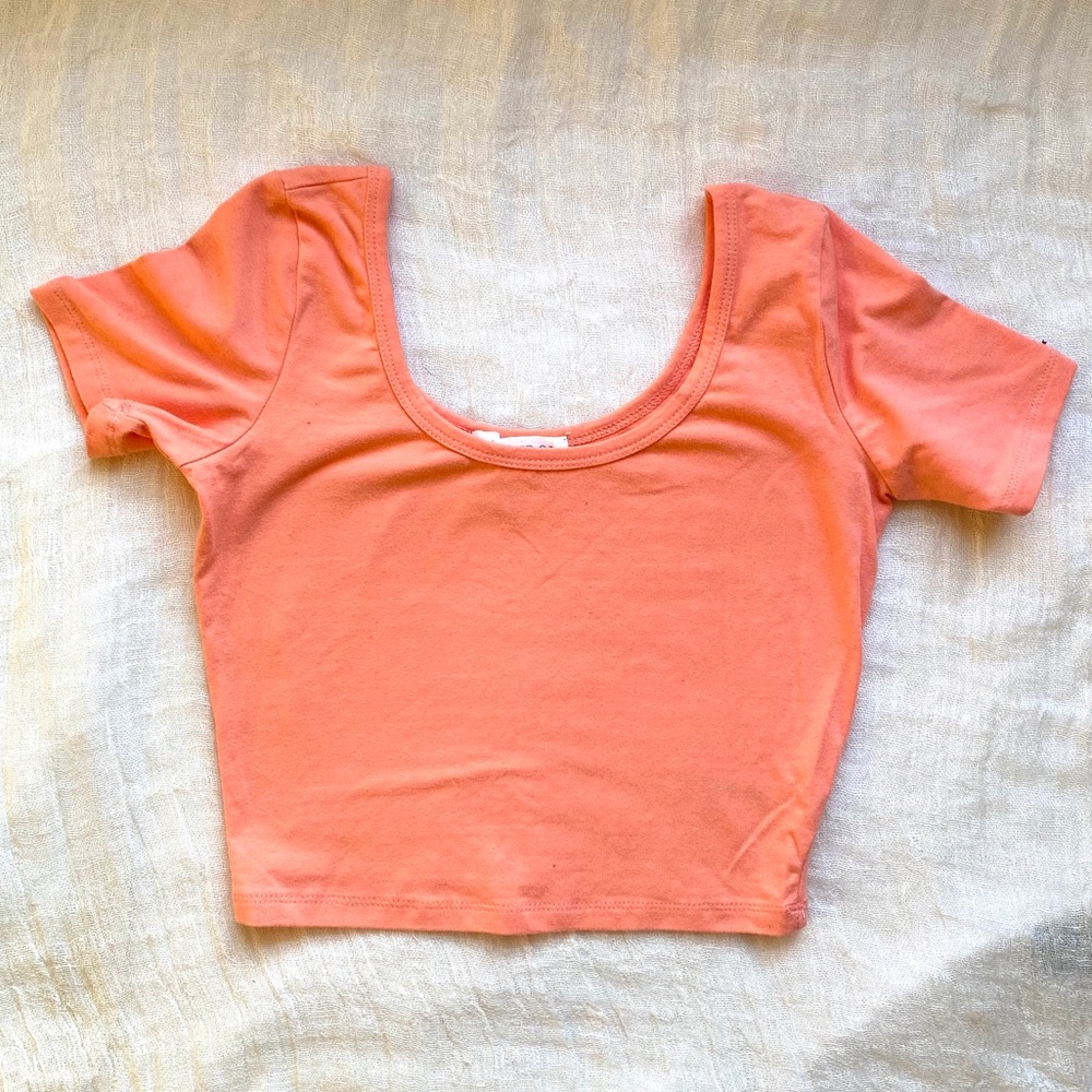Forever 21 Coral Crop Top